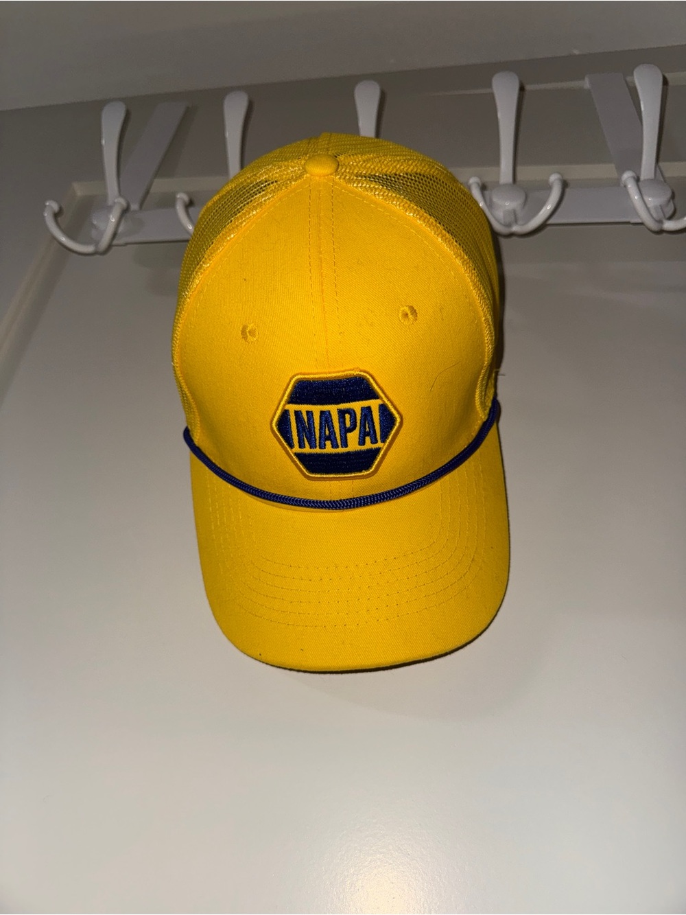 NAPA Yellow Mesh-Back Rope Cap